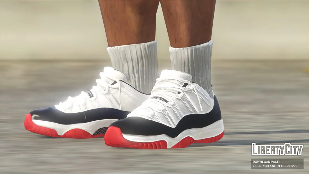 Air Jordan 11 Low w/ Socks для MP Male / GTA 5