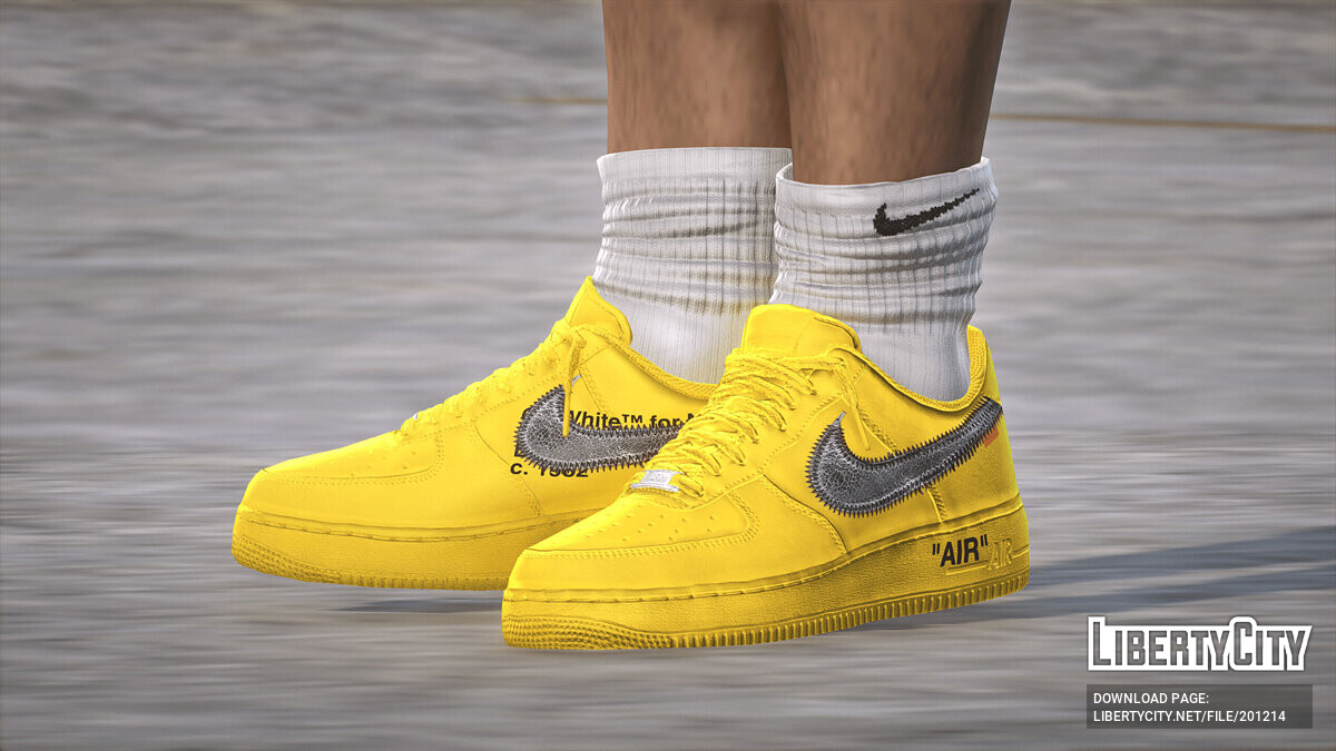 Скачать Nike Air Force 1 Low для MP Male для GTA 5