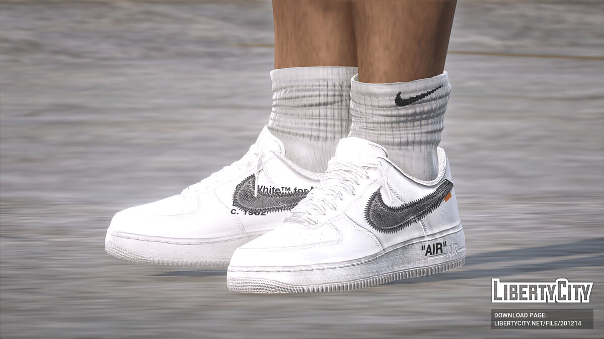 Скачать Nike Air Force 1 Low для MP Male для GTA 5