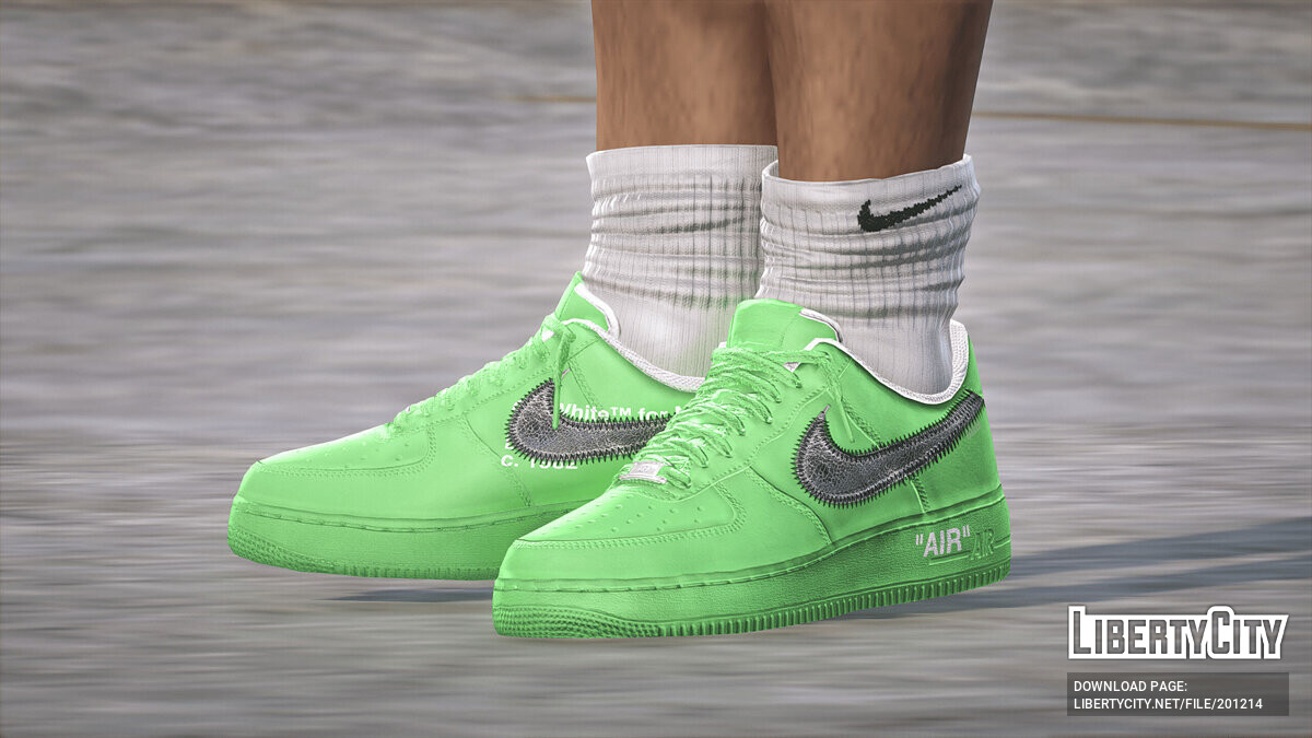 Скачать Nike Air Force 1 Low для MP Male для GTA 5