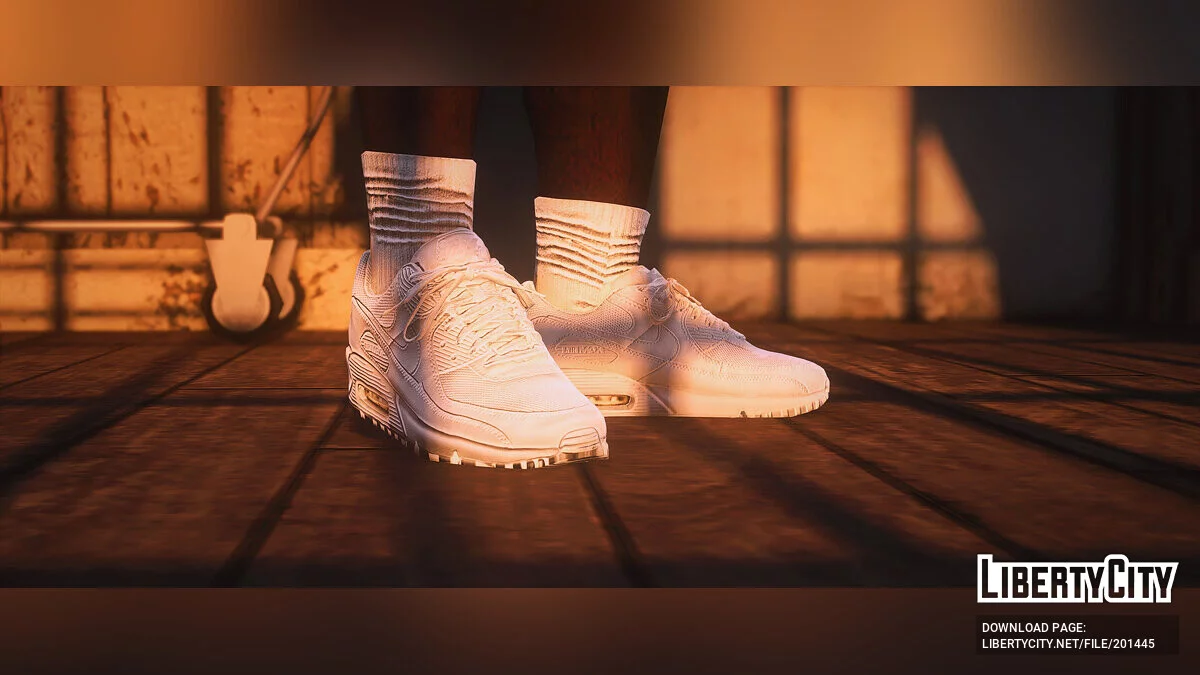 Nike Air Max 90 для MP Male & Franklin / GTA 5