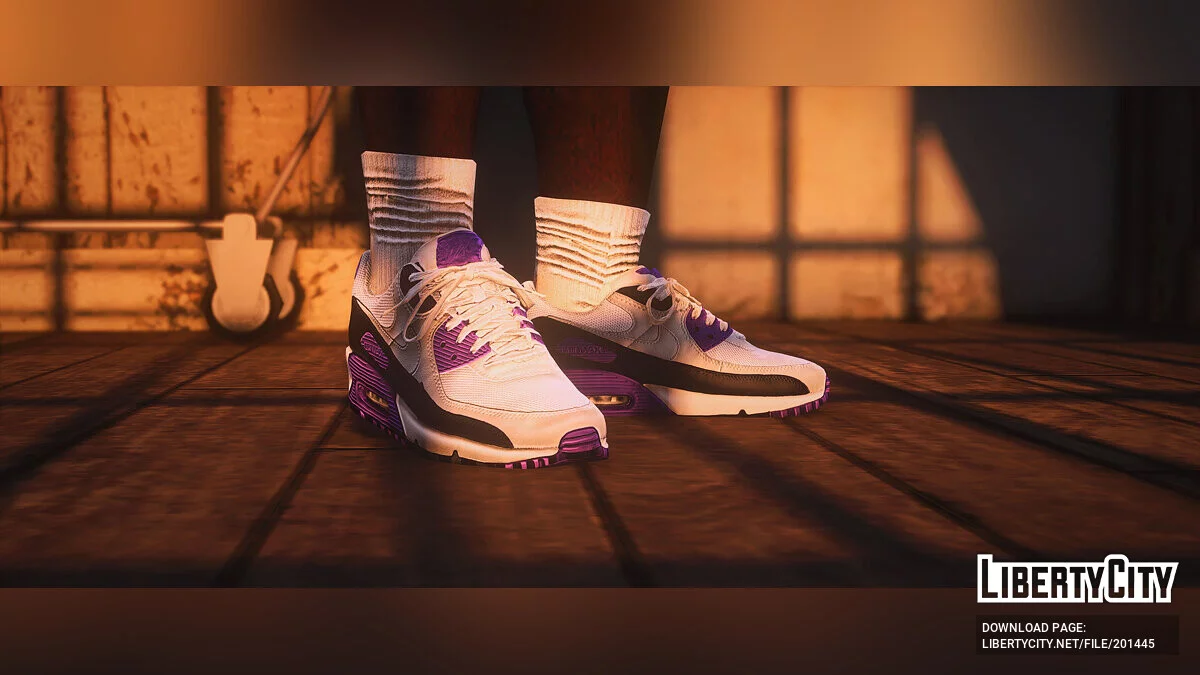 Nike Air Max 90 для MP Male & Franklin / GTA 5