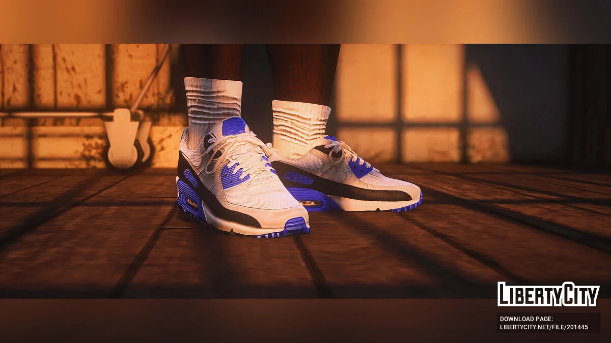 Nike Air Max 90 для MP Male & Franklin / GTA 5