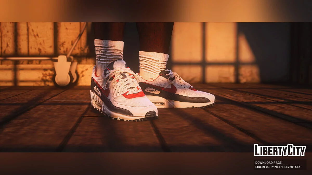 Nike Air Max 90 для MP Male & Franklin / GTA 5
