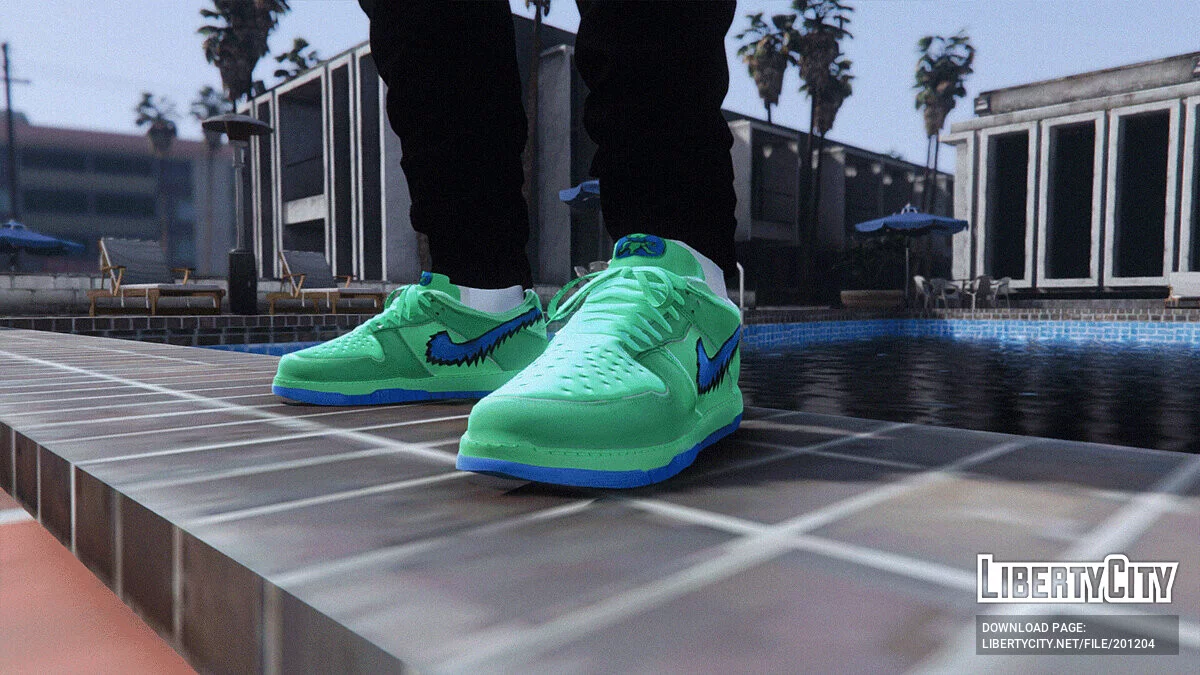 Nike SB Dunk Low Grateful Dead Bears Pack / GTA 5