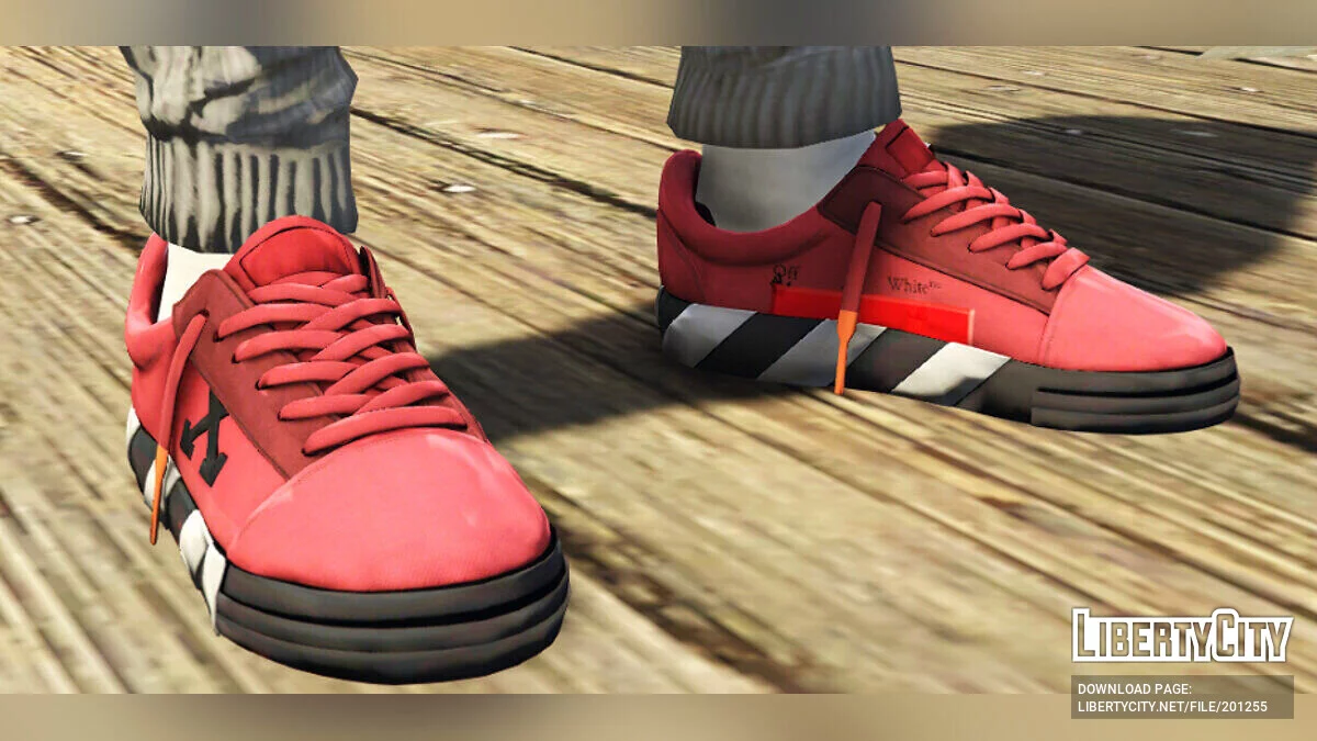 Off White - Low Vulcanized Sneakers для MP Male / GTA 5