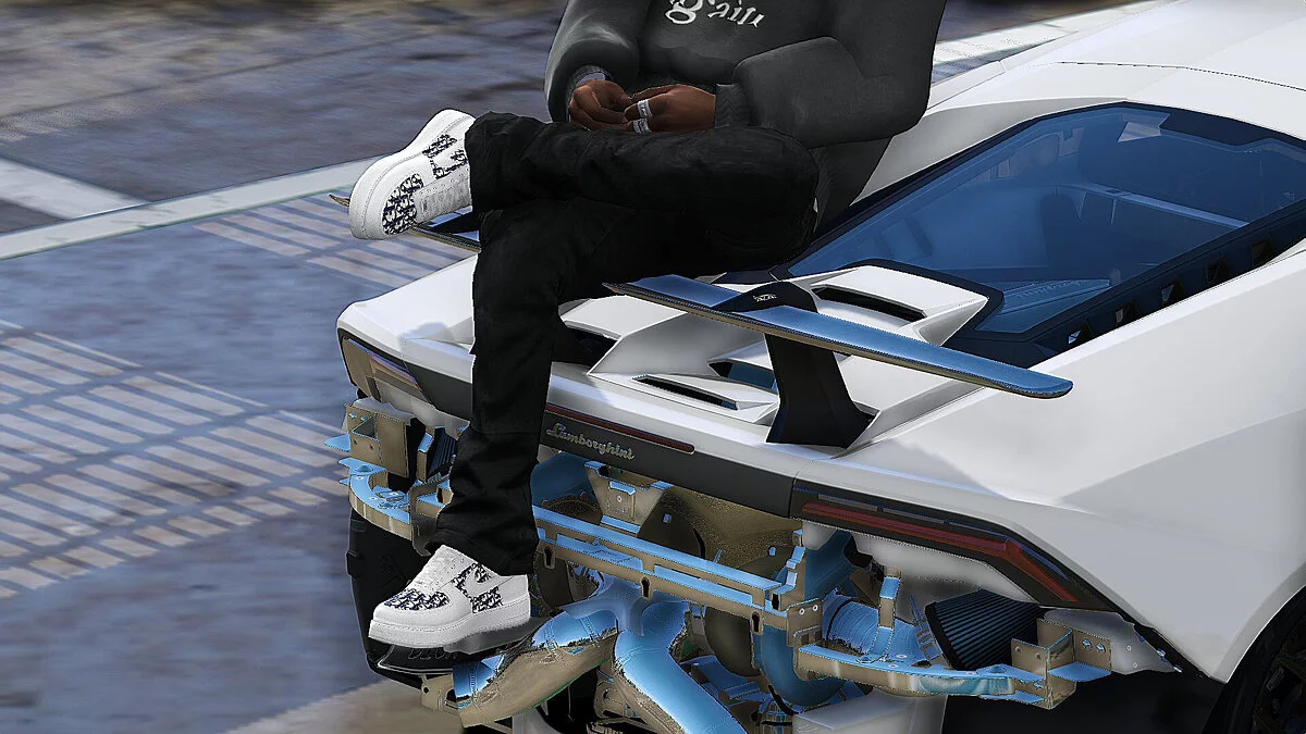 Air Force 1 Dior для Франклина / GTA 5