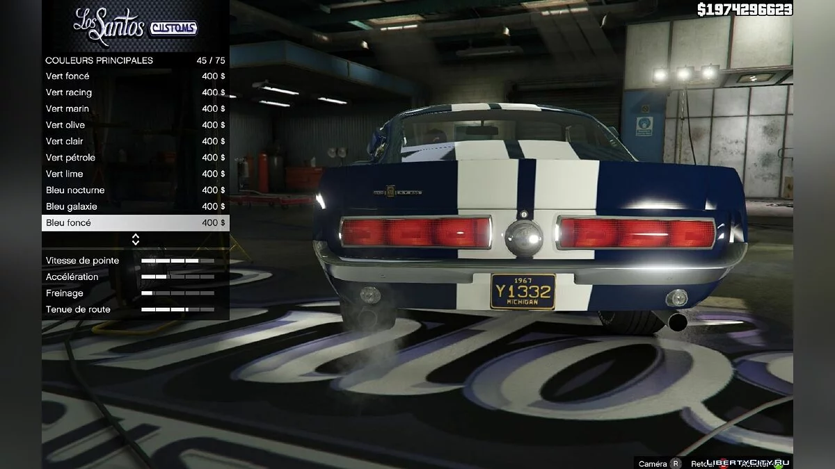 1967 Ford Mustang GT500 v1.2 / GTA 5