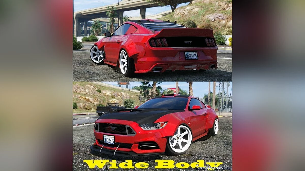 Ford Mustang GT [RocketB & Wide Body] / GTA 5