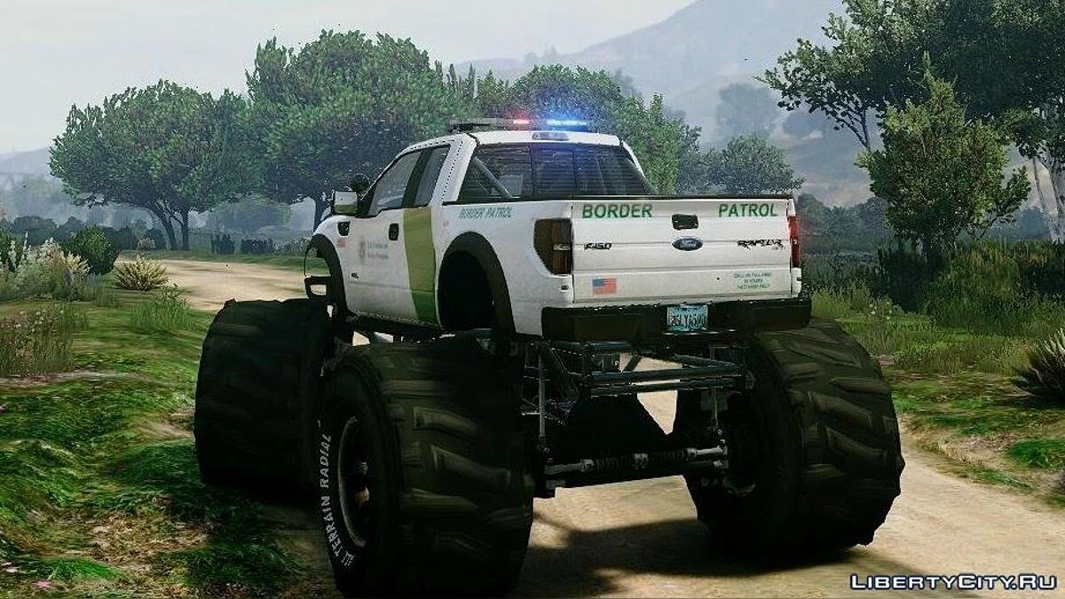 Ford Raptor Border Patrol Monster Truck 1.0 / GTA 5