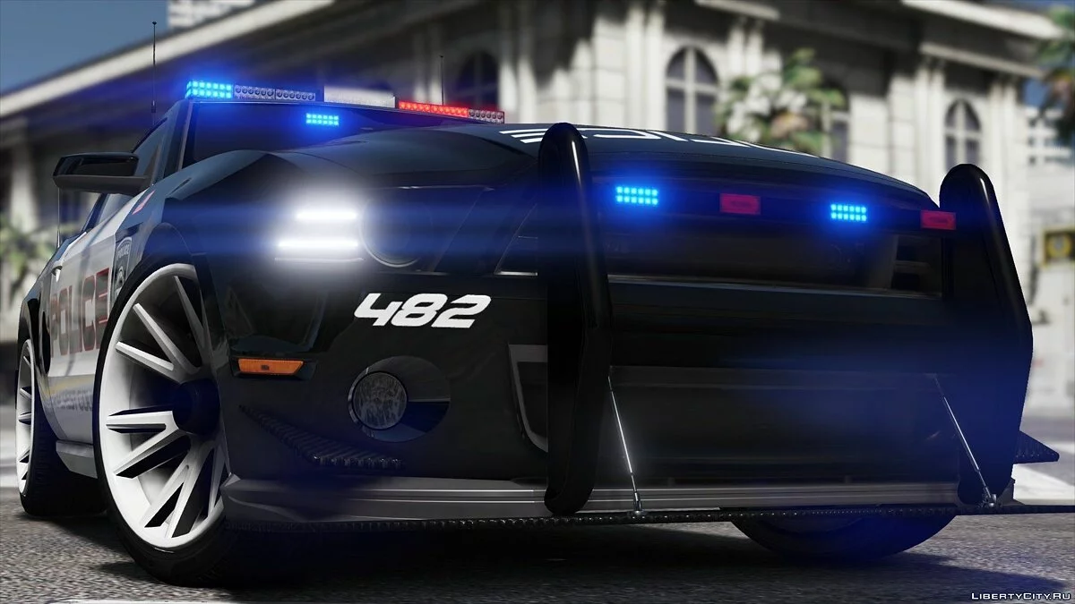 Ford Shelby GT500 | Hot Pursuit Police [Add-On / Replace | Template] 2.0 / GTA 5