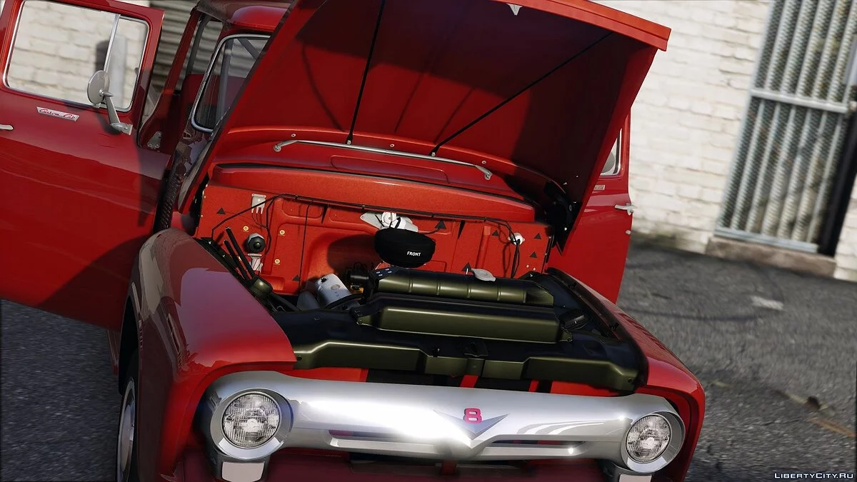 56 Ford F100 [FH3] | ADDON | Animated Engine & Exhaust 1.2 / GTA 5