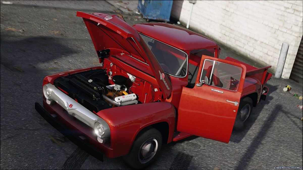56 Ford F100 [FH3] | ADDON | Animated Engine & Exhaust 1.2 / GTA 5