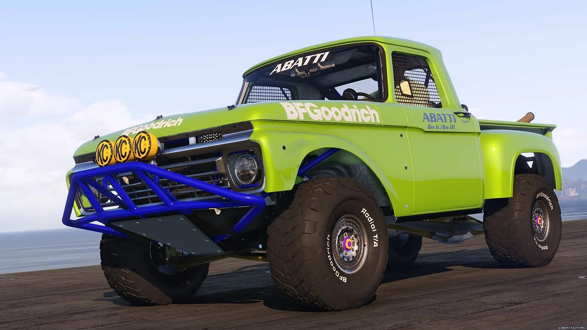 Ford F-100 Flareside Abatti Racing Trophy Truck [Add-On | Livery | Animated] 1.2 / GTA 5