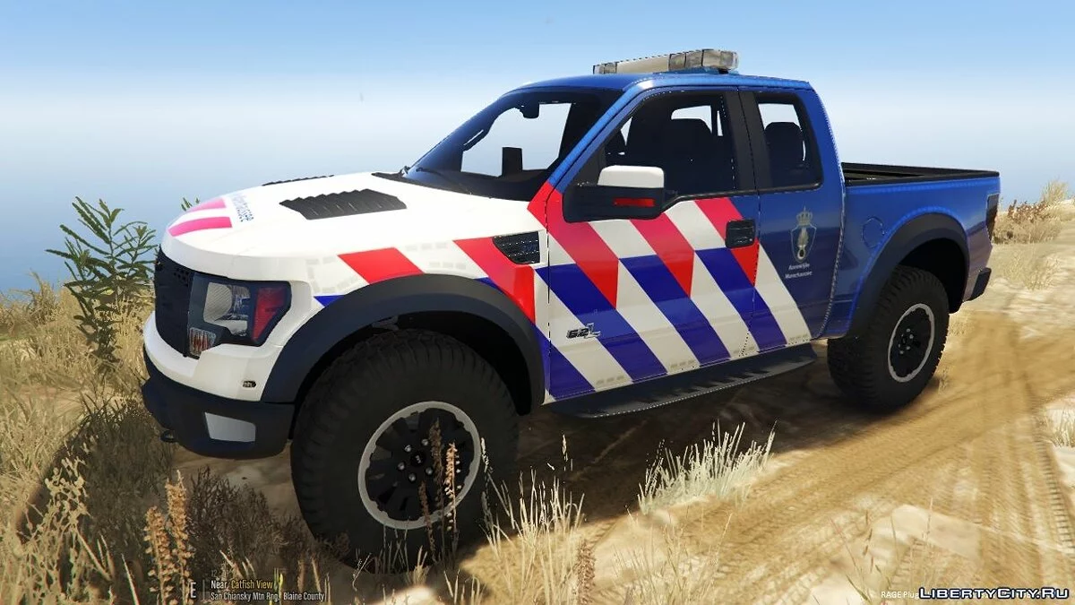 Koninklijke Marechaussee Ford F150 Raptor (ELS) Nederlandse politie 1.0 / GTA 5