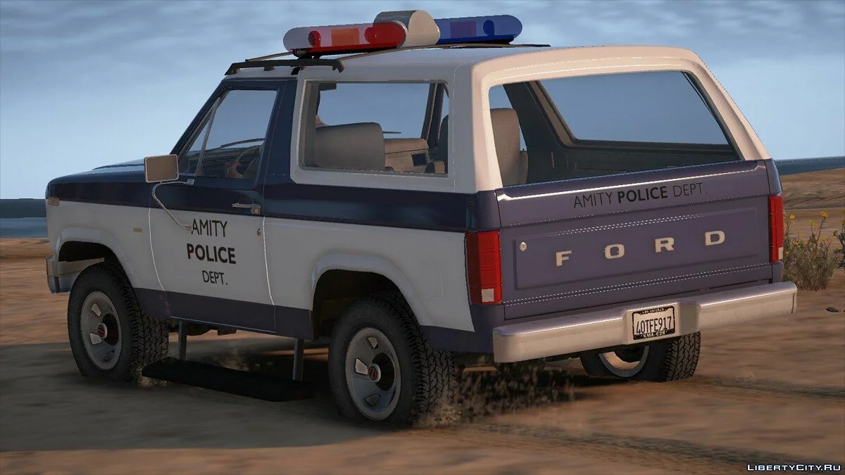 Ford Bronco Jaws Amity Police [Replace] / GTA 5