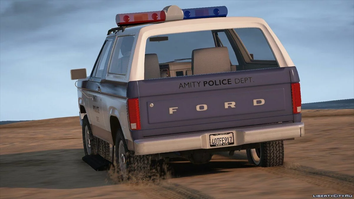 Ford Bronco Jaws Amity Police [Replace] / GTA 5