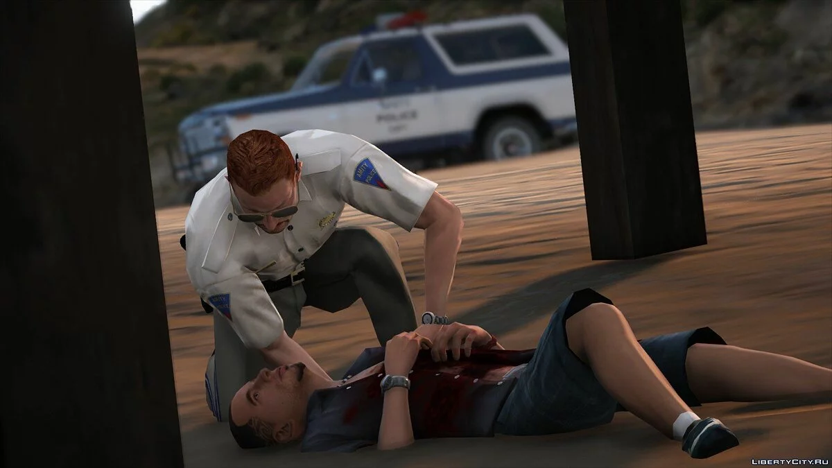 Ford Bronco Jaws Amity Police [Replace] / GTA 5