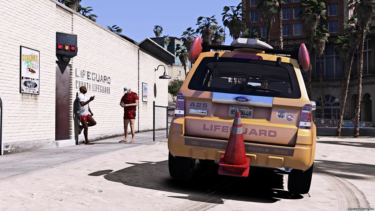 Ford Escape 2012 LA Lifeguard [Add-on/Replace] [ELS|Wipers] 1.0 / GTA 5