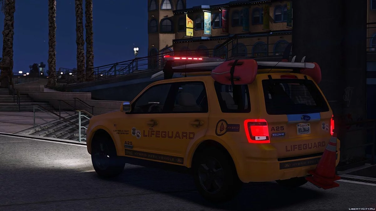Ford Escape 2012 LA Lifeguard [Add-on/Replace] [ELS|Wipers] 1.0 / GTA 5