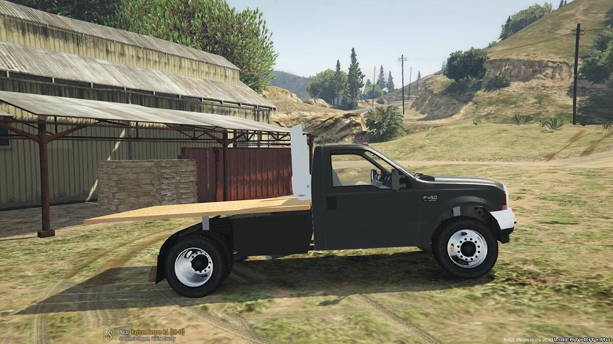 1999 Ford F450 Wood bed + Stacks! 1.2 / GTA 5