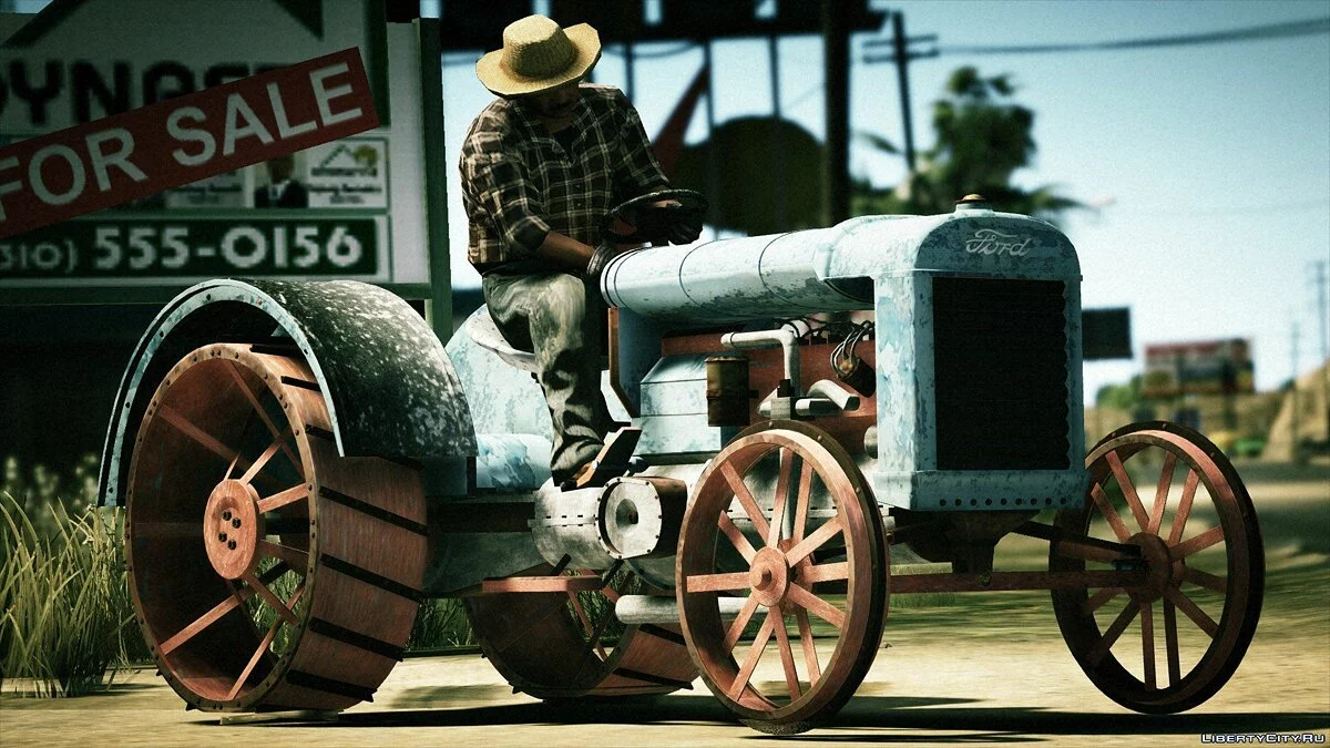Old tractor retextured Ford 1.0 / GTA 5