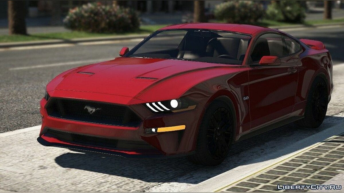 Скачать Ford Mustang GT 2018 [Add-On / Replace] 1.1 для GTA 5