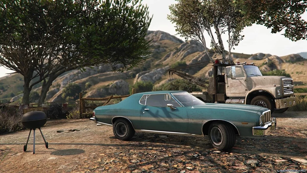 Ford Gran Torino '76 [Add-On | LODs | Dirtmap | Template] 1.0 / GTA 5
