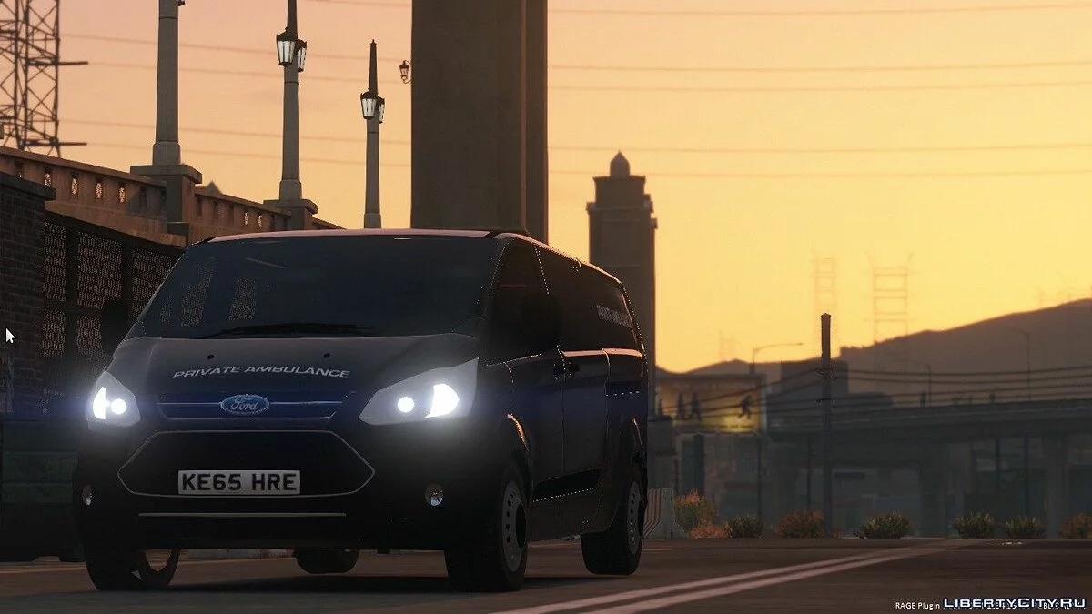 Скорая помощь Ford Tranist Custom  / GTA 5
