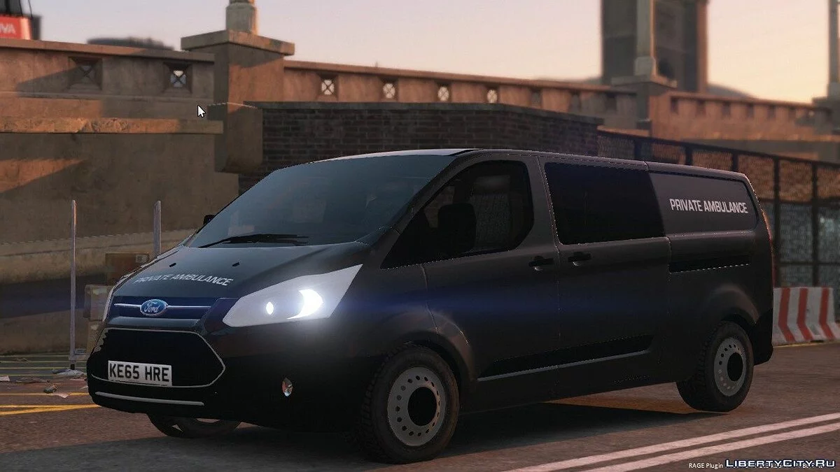 Скорая помощь Ford Tranist Custom  / GTA 5
