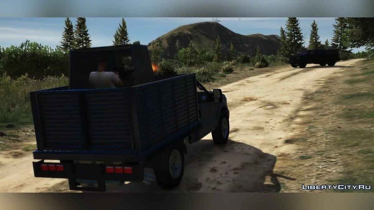 Ford F-250 с турелью / GTA 5