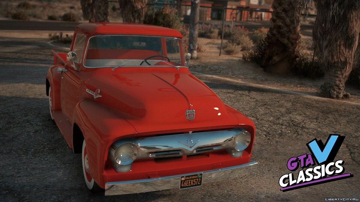 Скачать 1956 Ford F-100 Pack [Add-On | LODs | Template] 1.0 для GTA 5