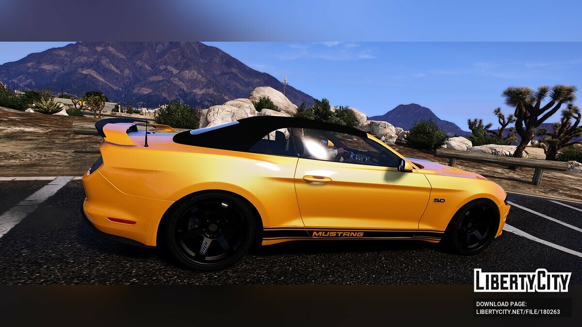 Скачать 2019 Ford Mustang GT Convertible для GTA 5