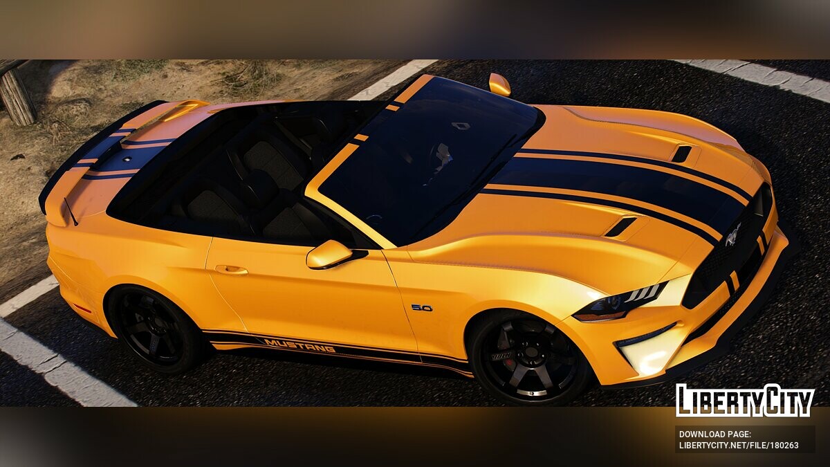 Скачать 2019 Ford Mustang GT Convertible для GTA 5