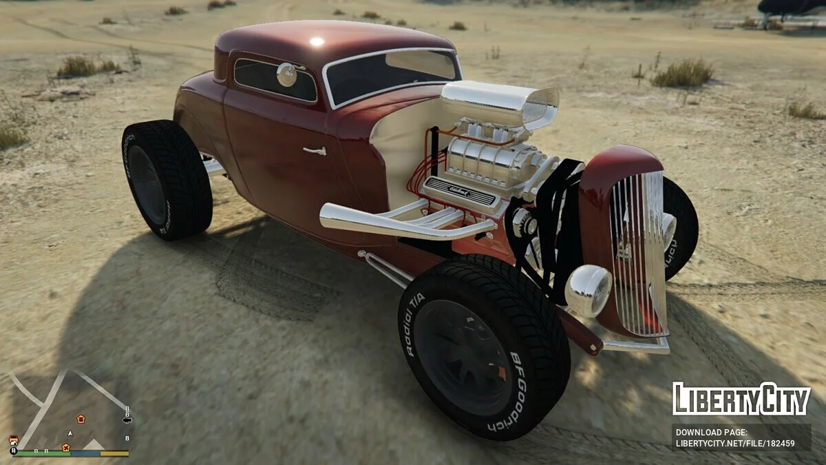 Ford 1934 3 window coupe Hot Rod [Add-On] 0.1 / GTA 5