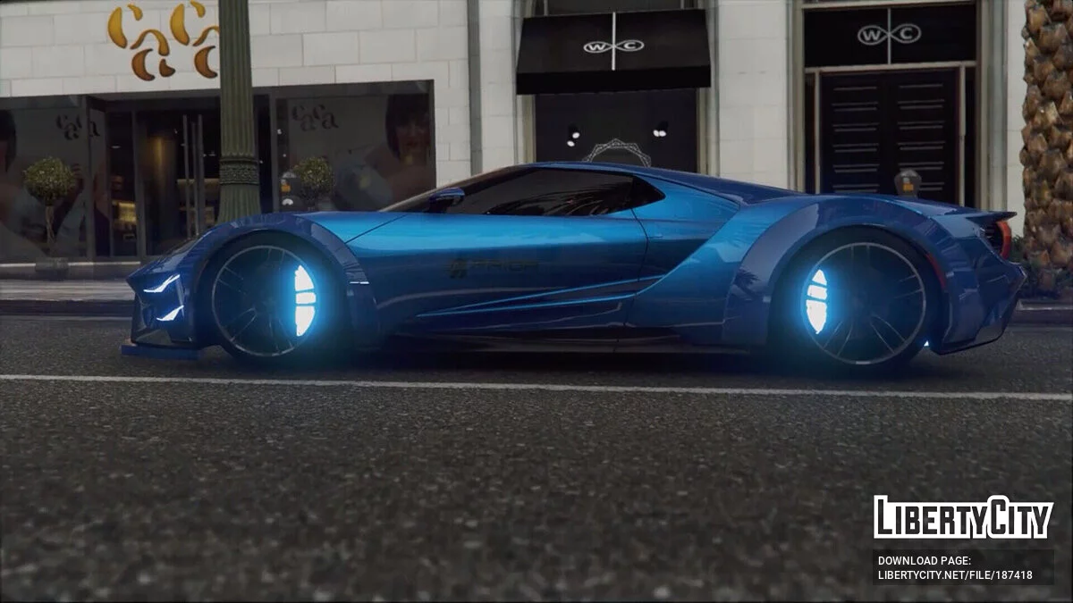 Ford GT 2017 Glow Lights / GTA 5