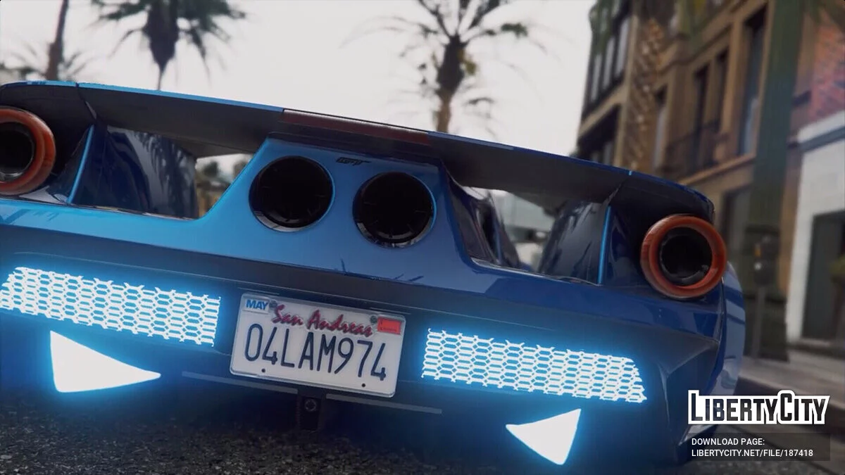 Ford GT 2017 Glow Lights / GTA 5