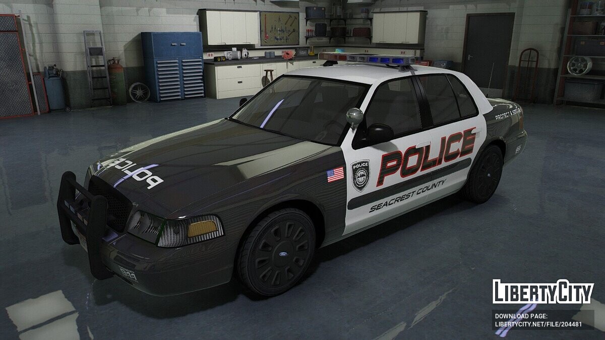 Скачать Ford Crown Victoria Police для GTA 5