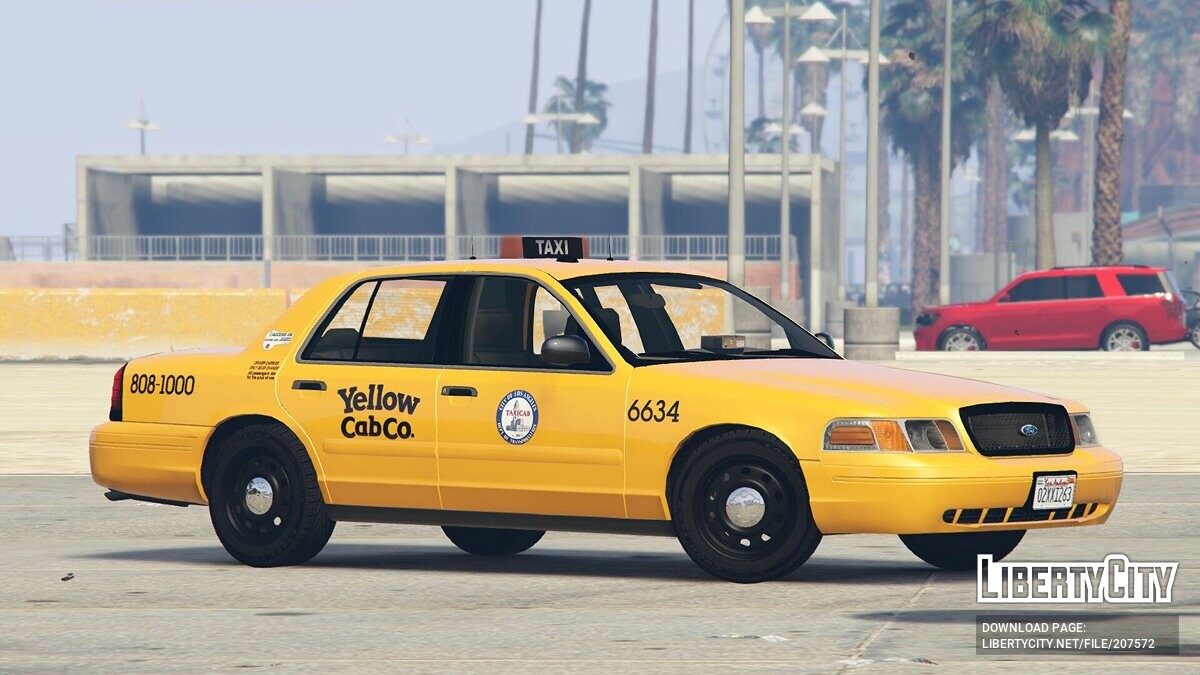 Скачать 1999 Ford Crown Victoria Taxi [Replace] для GTA 5