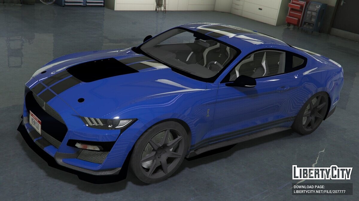 Скачать 2020 Ford Mustang Shelby GT500 для GTA 5