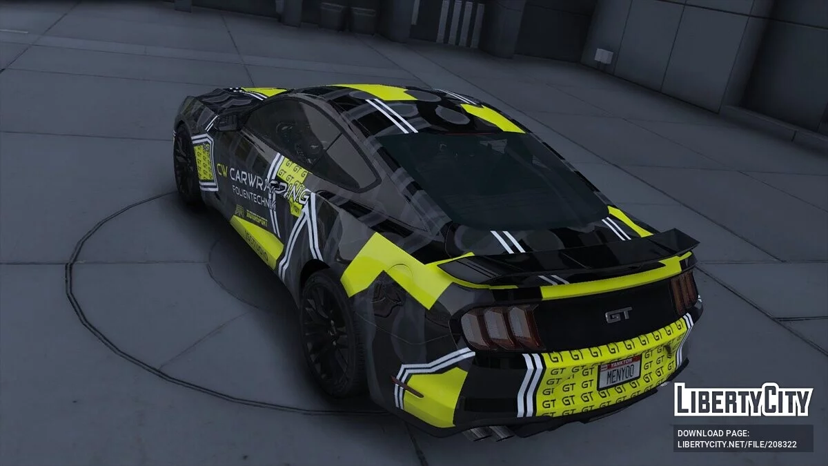 2019 Ford Mustang RTR CW CarWrapping Design / GTA 5