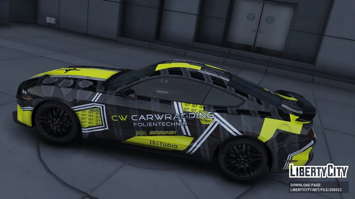 2019 Ford Mustang RTR CW CarWrapping Design / GTA 5