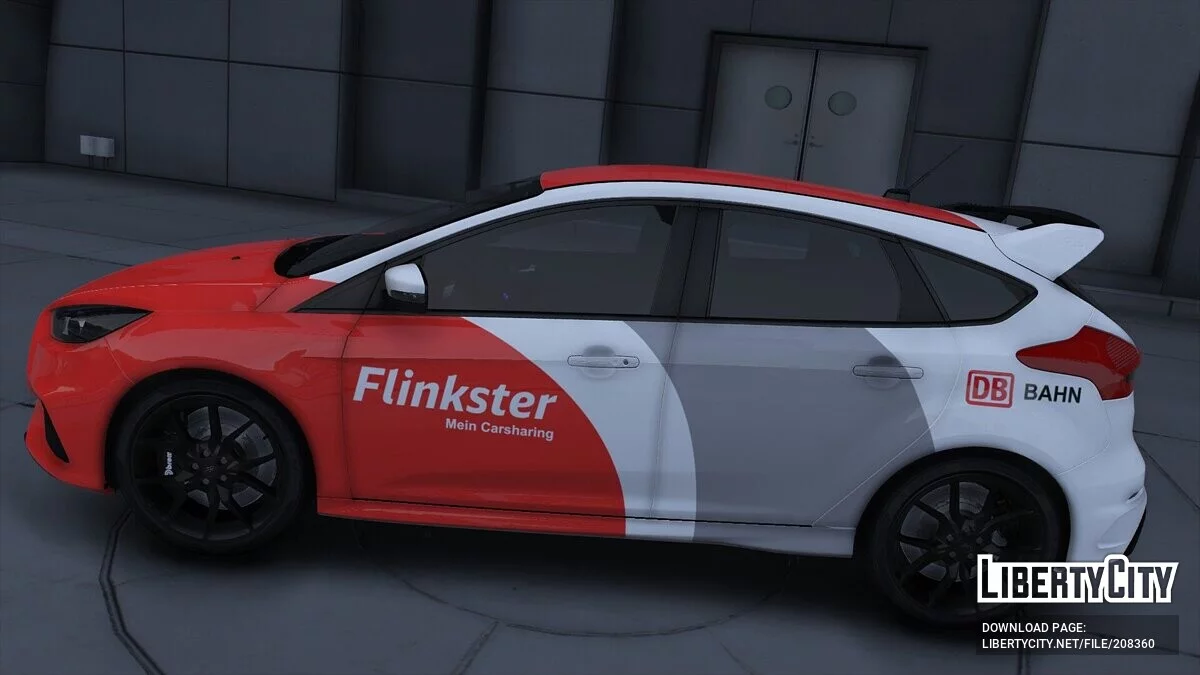 Ford Focus RS Flinkster DB-Bahn Carsharing / GTA 5