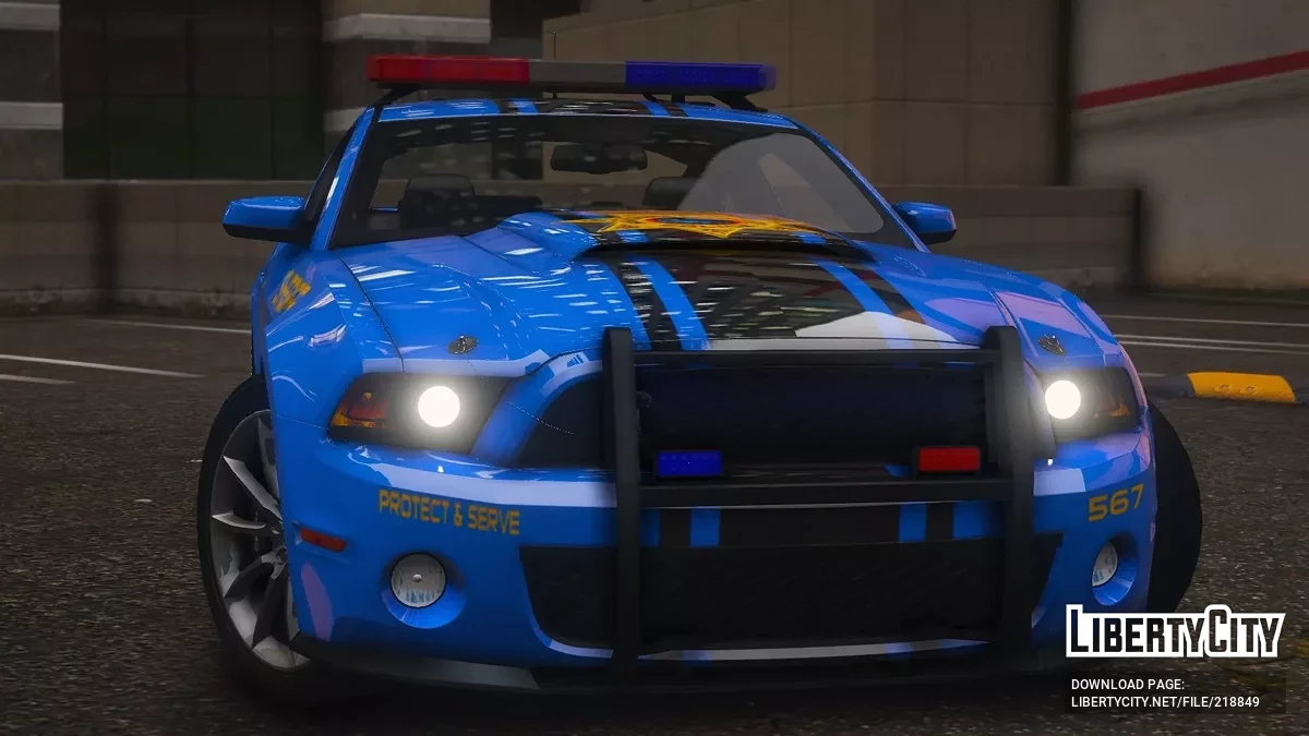 2010 Shelby GT500 Super Snake SCPD v1.0 / GTA 5