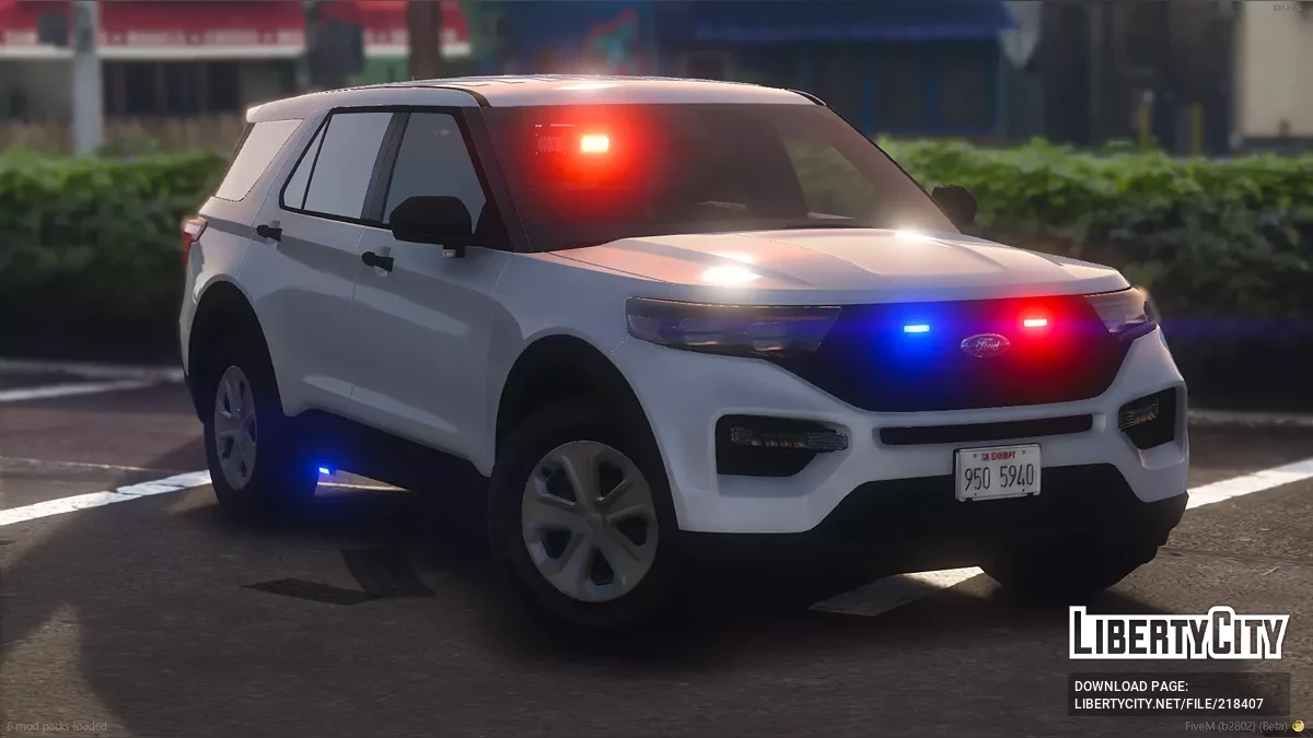 2020 Ford Police Interceptor Whelen FlatLighter Undercover / GTA 5