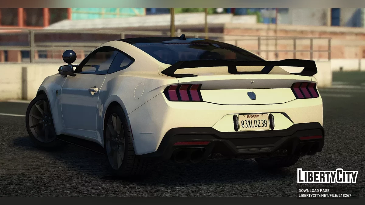 2024 Ford Mustang Darkhorse Unmarked / GTA 5