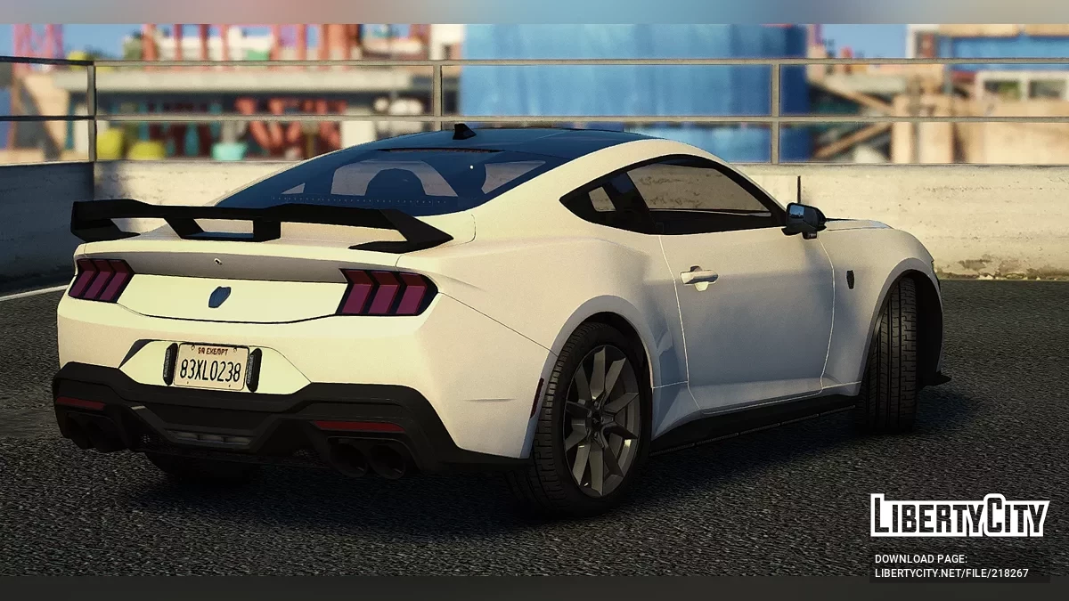 2024 Ford Mustang Darkhorse Unmarked / GTA 5