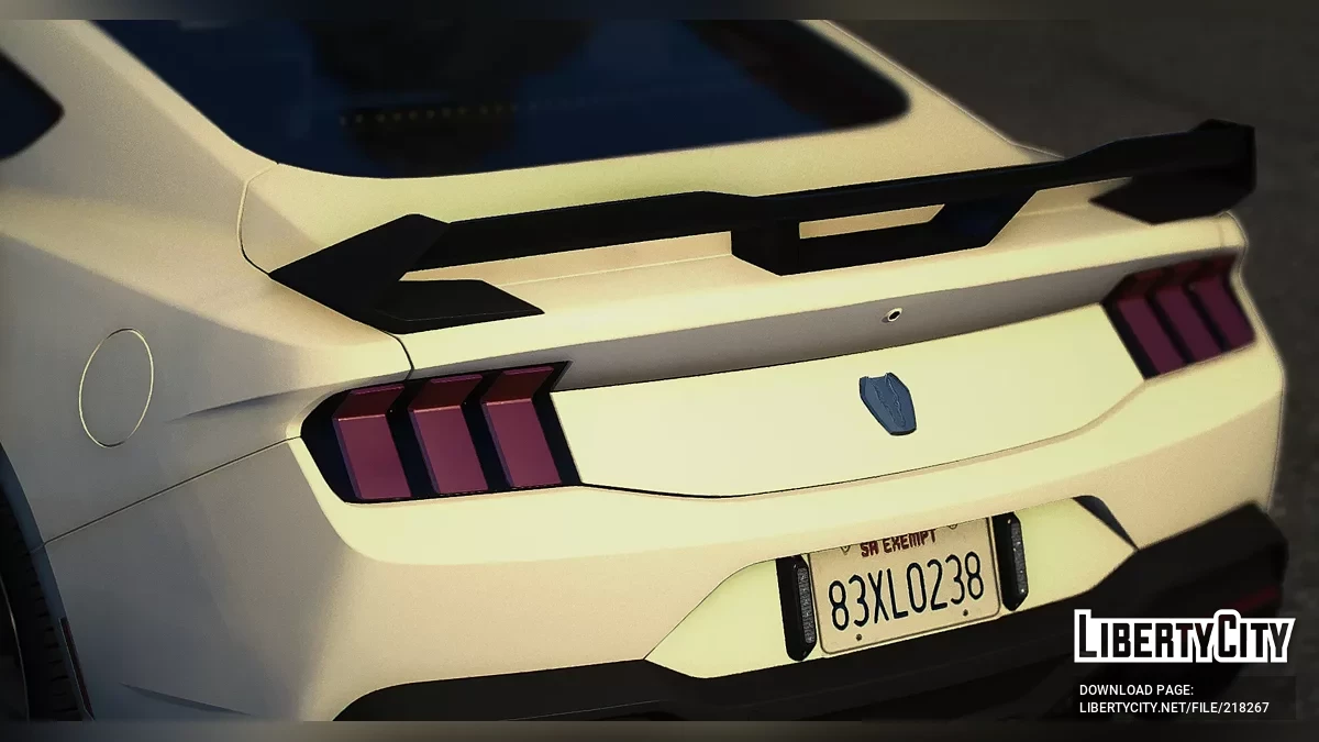 2024 Ford Mustang Darkhorse Unmarked / GTA 5