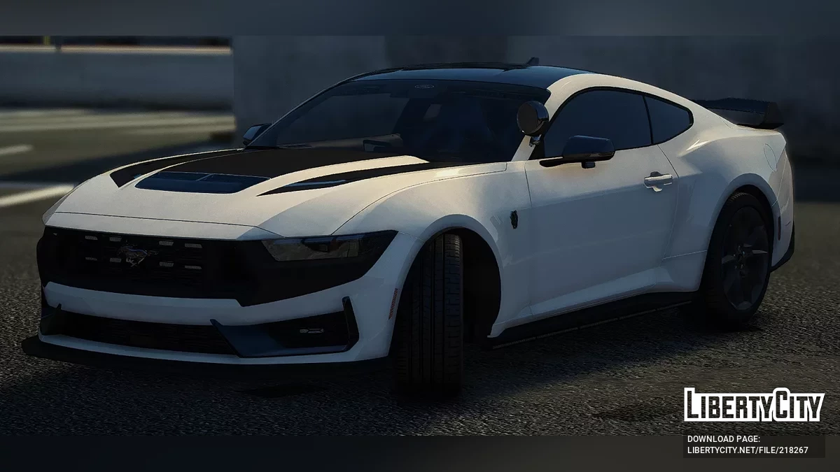 2024 Ford Mustang Darkhorse Unmarked / GTA 5
