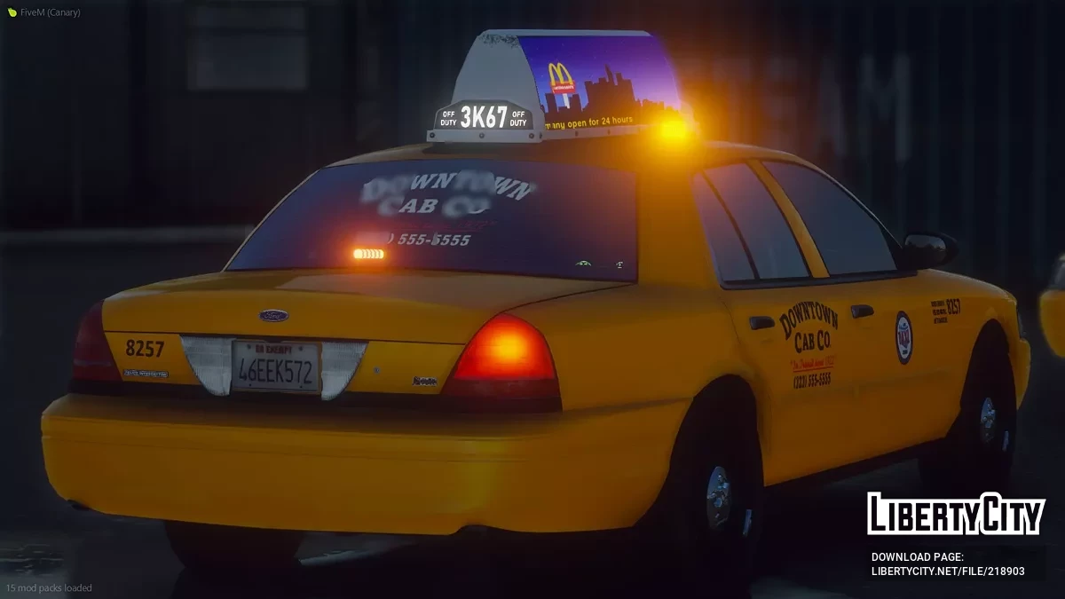Ford Crown Victoria Unmarked Taxi / GTA 5